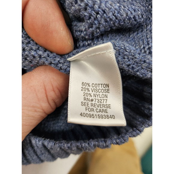 Mens Gray Croft & Barrow Sweater 1/4 Zip Long Sleeve Size 2XB - Picture 12 of 13